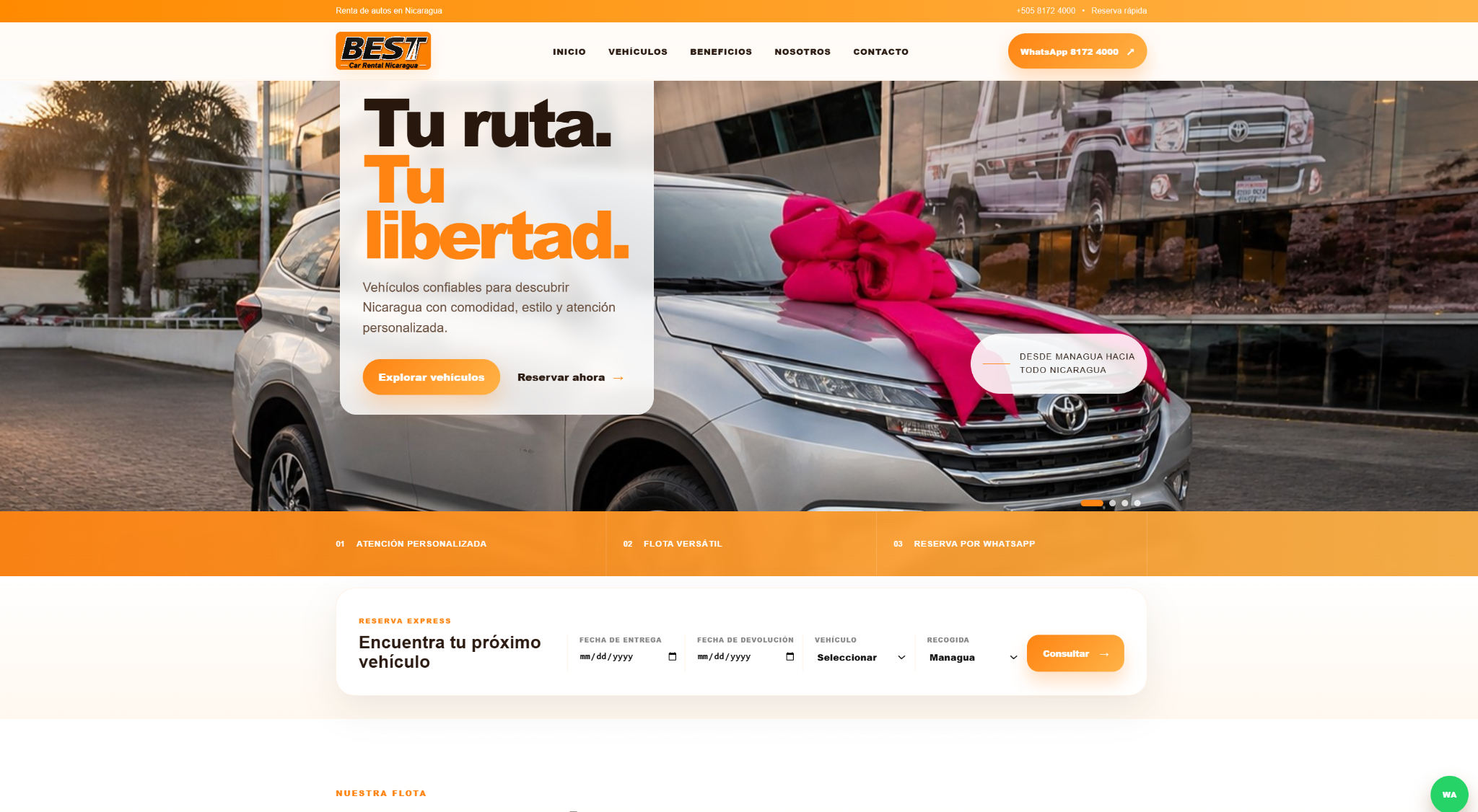 Best Car Rental Nicaragua