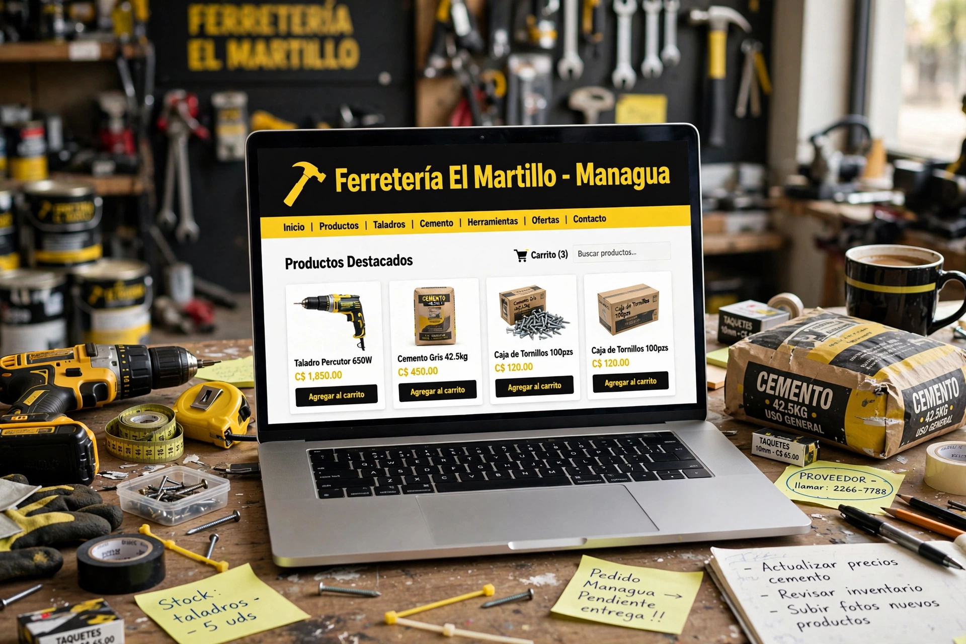 Ferretería y catálogo
